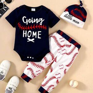Baby Baseball  "Going Home" Outfit